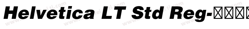 Helvetica LT Std Reg字体转换